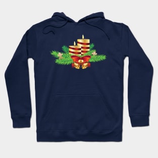 Decorative Christmas Candle Hoodie